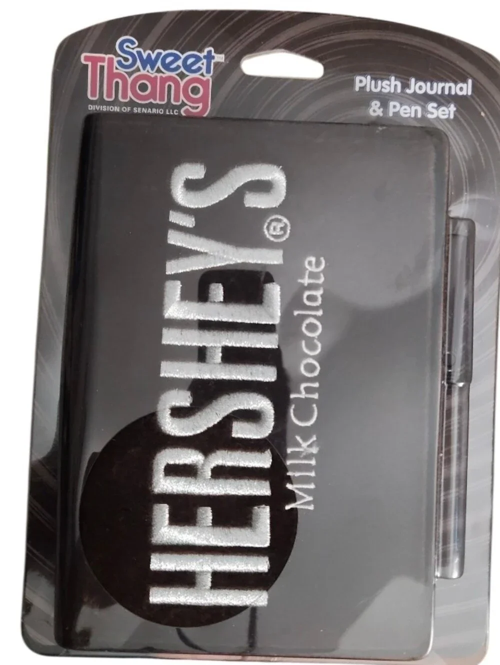 Hersheys Chocolate Bar Plush 70 Page Journal And Pen Set by Sweet Thang NIP